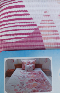 ABOTEX - 3 részes mintás krepp ágyneműgarnitúra  (140×205 cm) - több színben